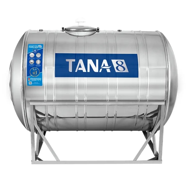 Bồn nước inox Tân Á 8 - 2000L Ngang (Ø1340)